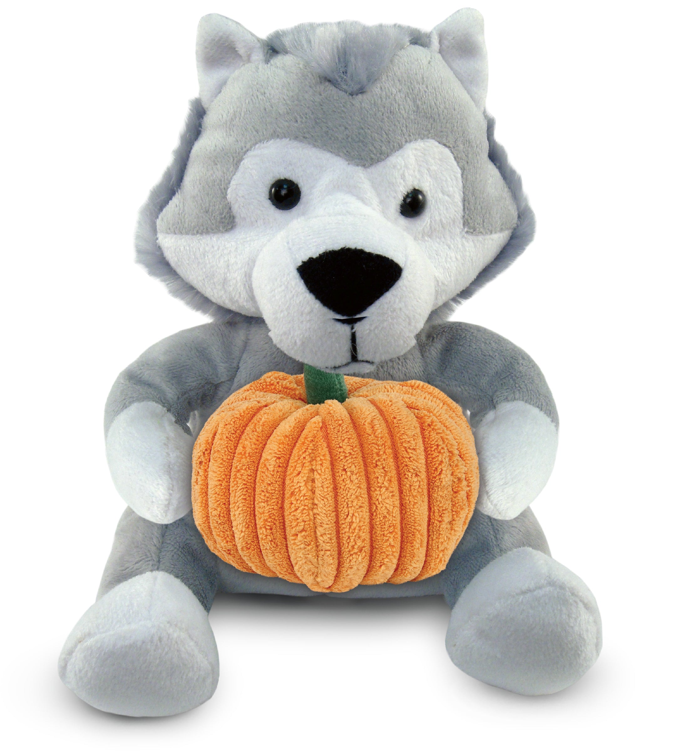 PLUSH PUMPKIN - 6" PLUSH - WOLF