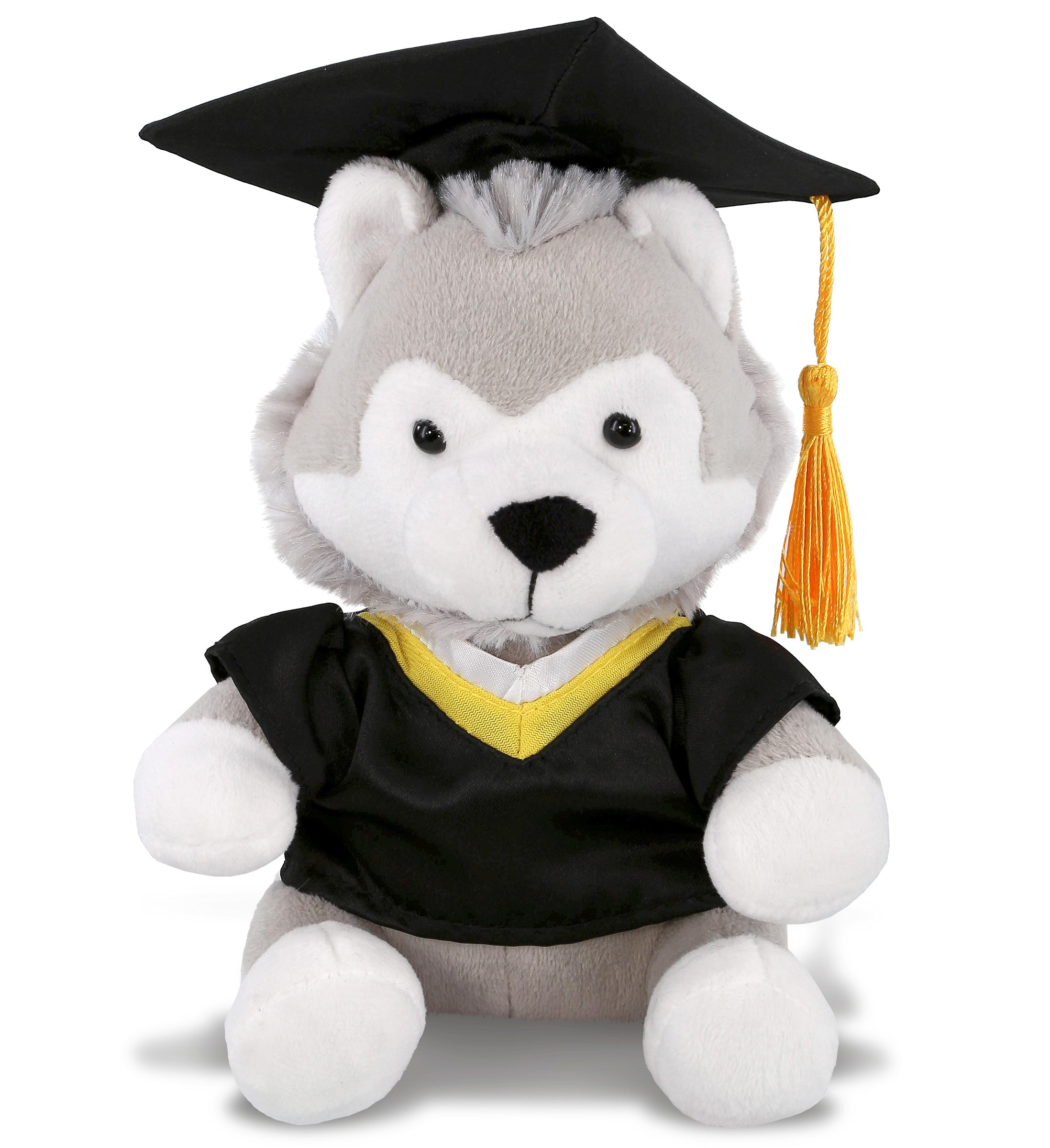 PLUSH GRADUATION - 6" PLUSH - WOLF