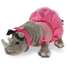 WILD COLLECTION PLUSH - 13" RHINO BALLERINA
