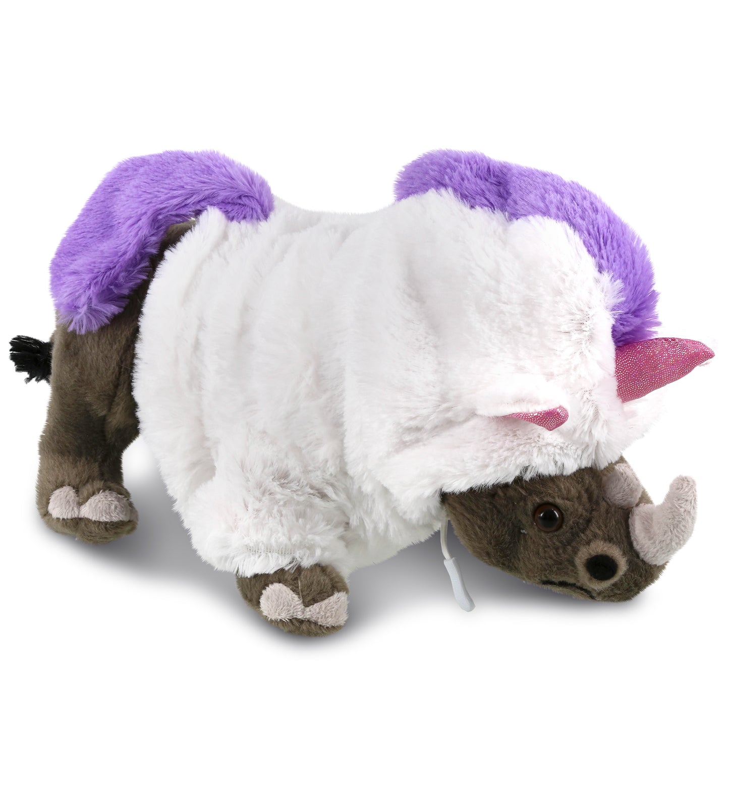PLUSH UNICORN - WILD COLLECTION PLUSH - 13" RHINO