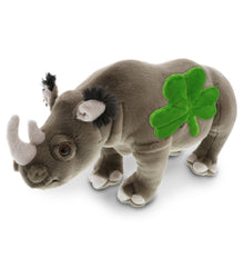 PLUSH SHAMROCK - WILD COLLECTION PLUSH - 13" RHINO