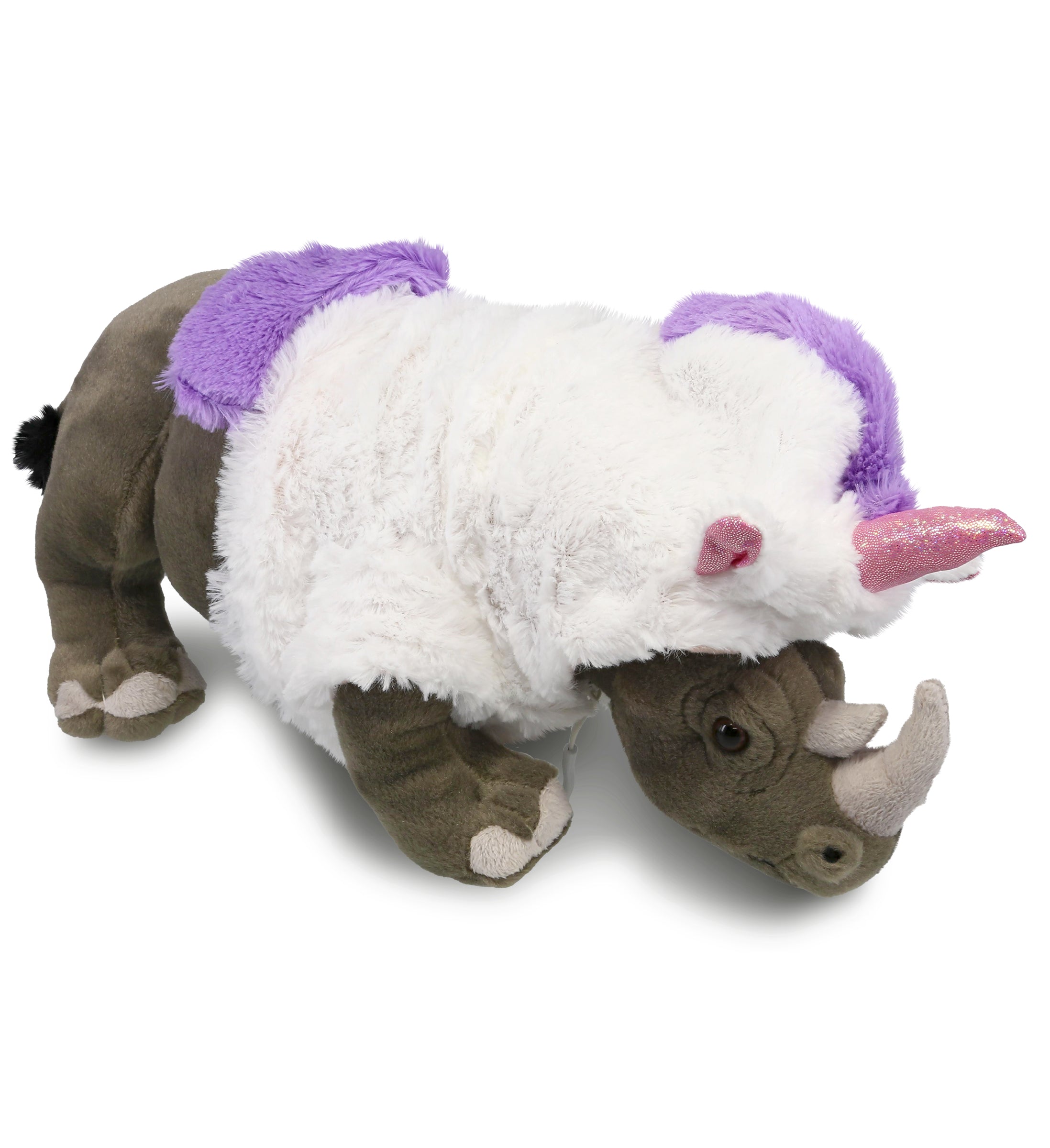 PLUSH UNICORN - WILD COLLECTION PLUSH - 16" RHINO