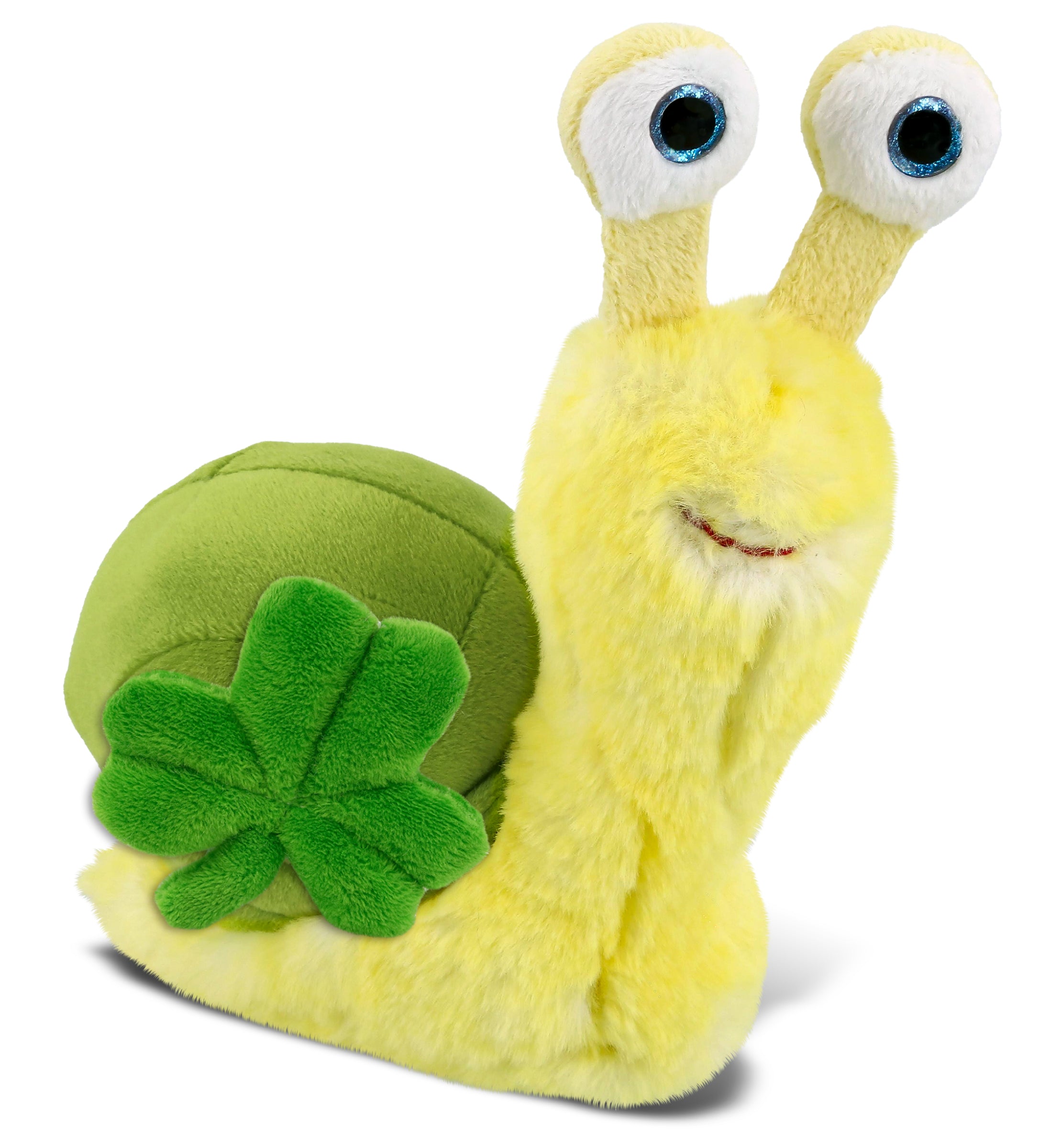 PLUSH SHAMROCK - SUPER-SOFT PLUSH - YELLOW SNAIL SMALL 5.5"