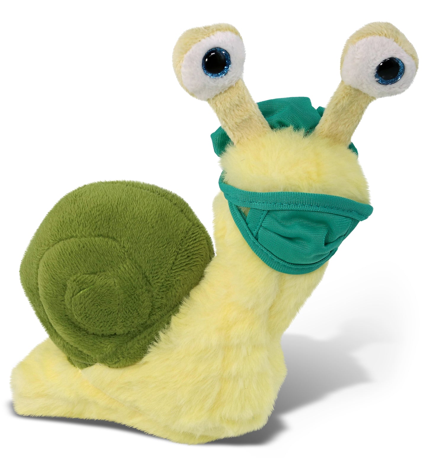 PLUSH DOCTOR - SUPER-SOFT PLUSH - YELLOW SNAIL SMALL 5.5"