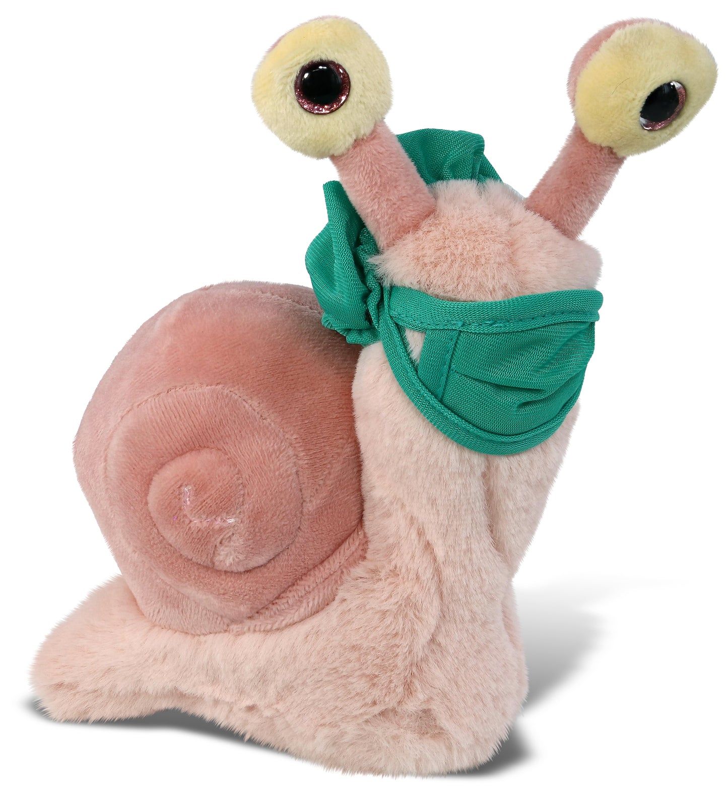 PLUSH DOCTOR - SUPER-SOFT PLUSH - PINK SNAIL SMALL 5.5"