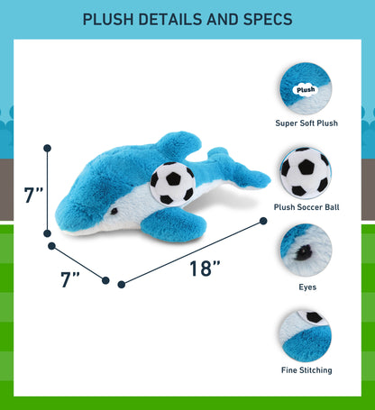 SUPER-SOFT PLUSH - DOLPHIN