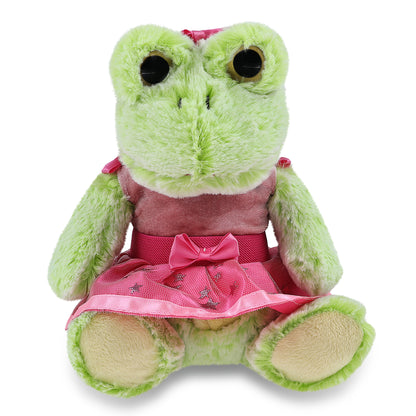 SUPER-SOFT PLUSH - SITTING FROG BALLERINA