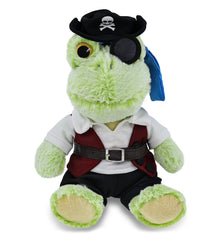 SUPER-SOFT PLUSH - SITTING FROG PIRATE DRESS UP