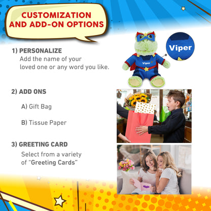 SUPER-SOFT PLUSH - SITTING FROG SUPER HERO