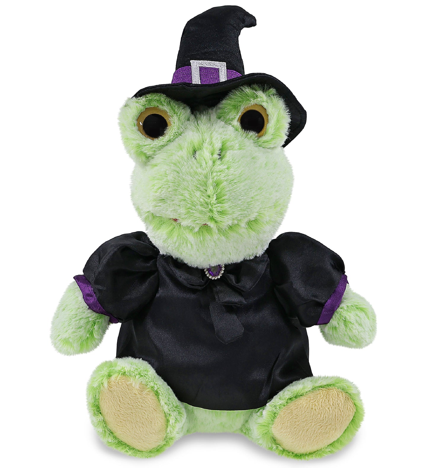 SUPER-SOFT PLUSH - SITTING FROG WITCH