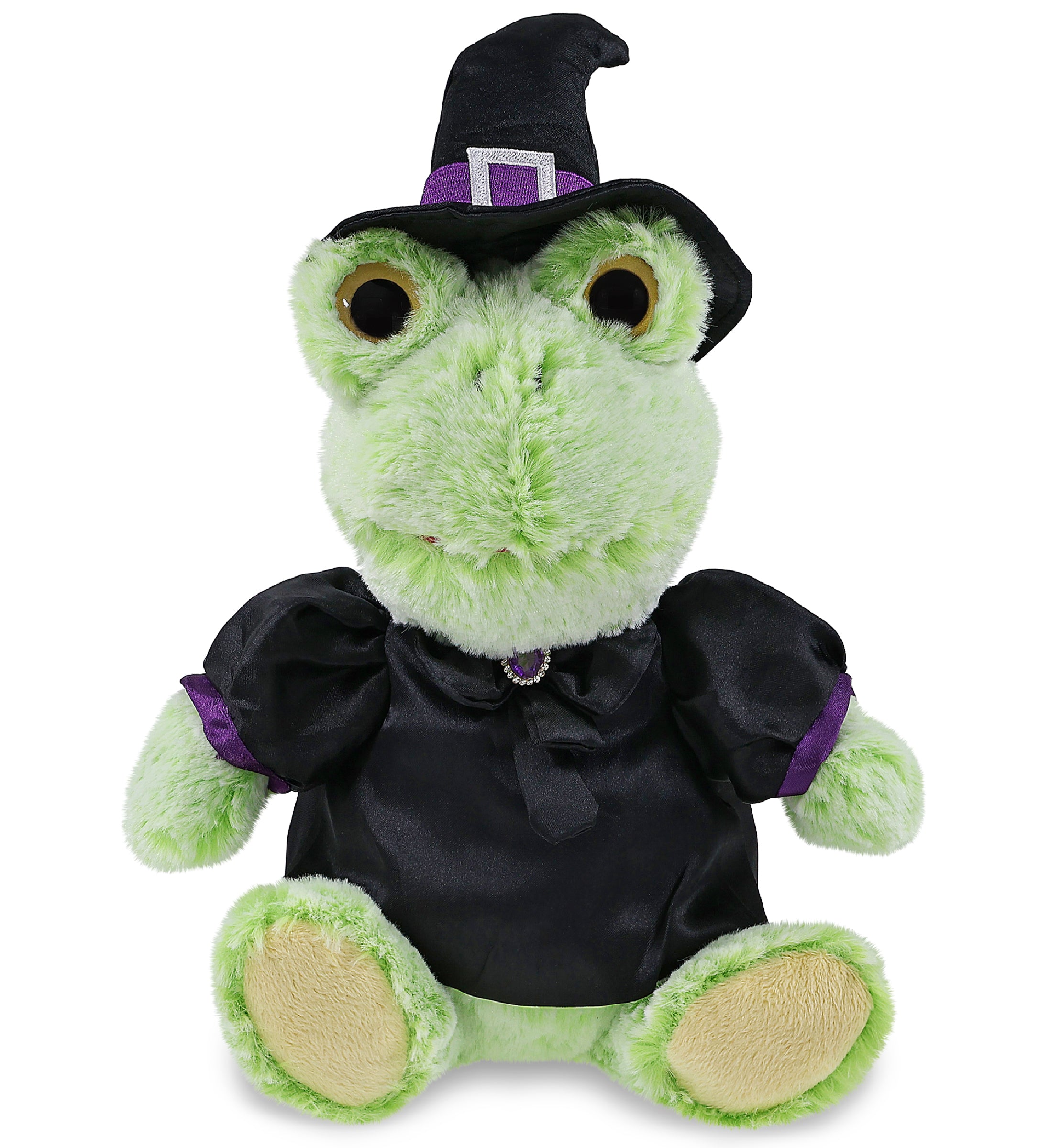 SUPER-SOFT PLUSH - SITTING FROG WITCH