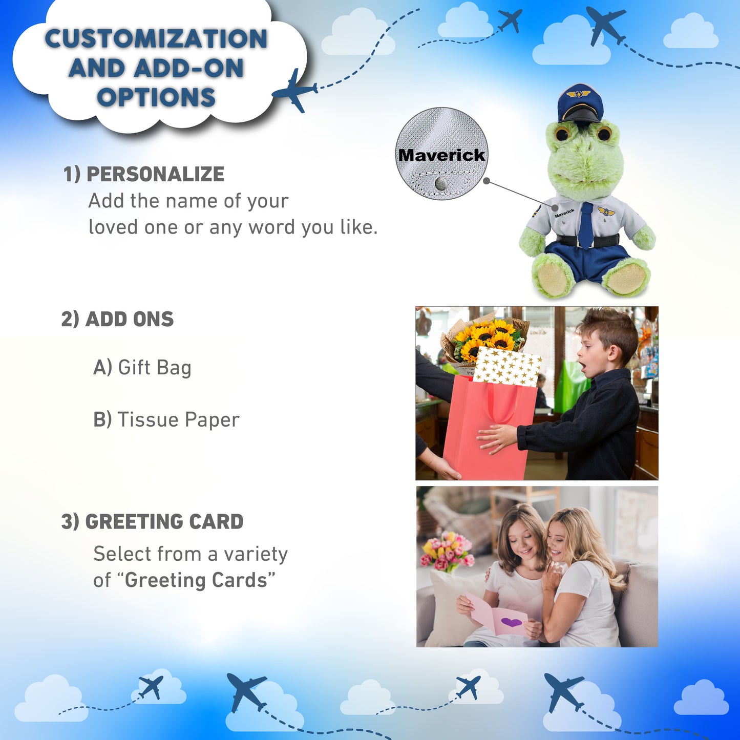 SUPER-SOFT PLUSH - SITTING FROG WITH PILOT DRESS UP