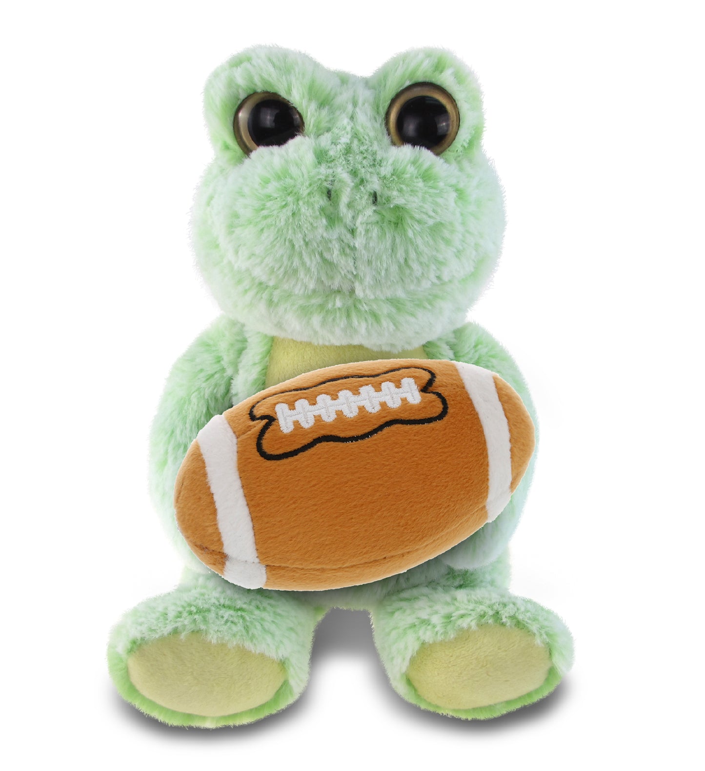 PLUSH FOOTBALL - SUPER-SOFT PLUSH - SITTING FROG