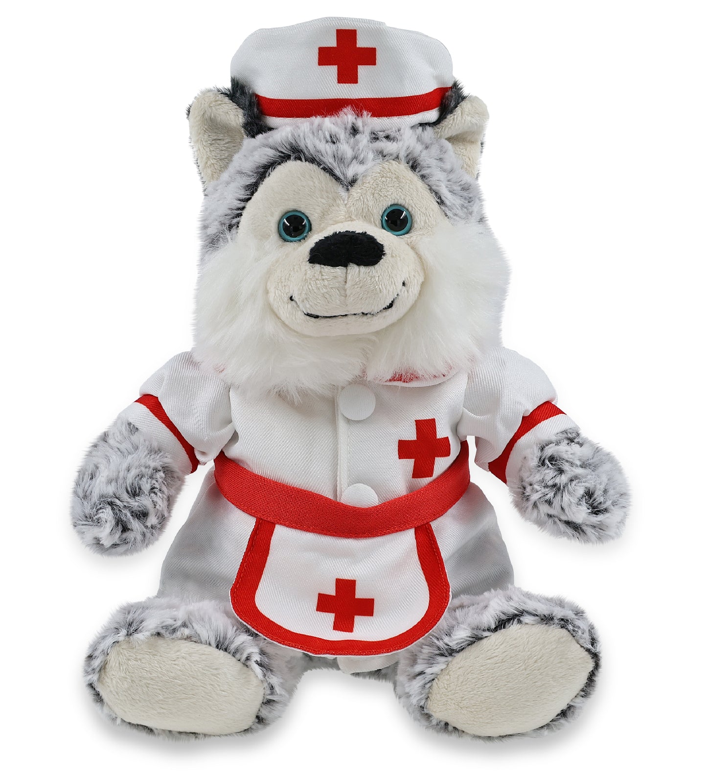 SUPER-SOFT PLUSH - SITTING HUSKY NURSE
