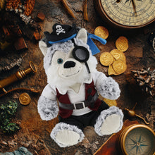 SUPER-SOFT PLUSH - SITTING HUSKY PIRATE DRESS UP