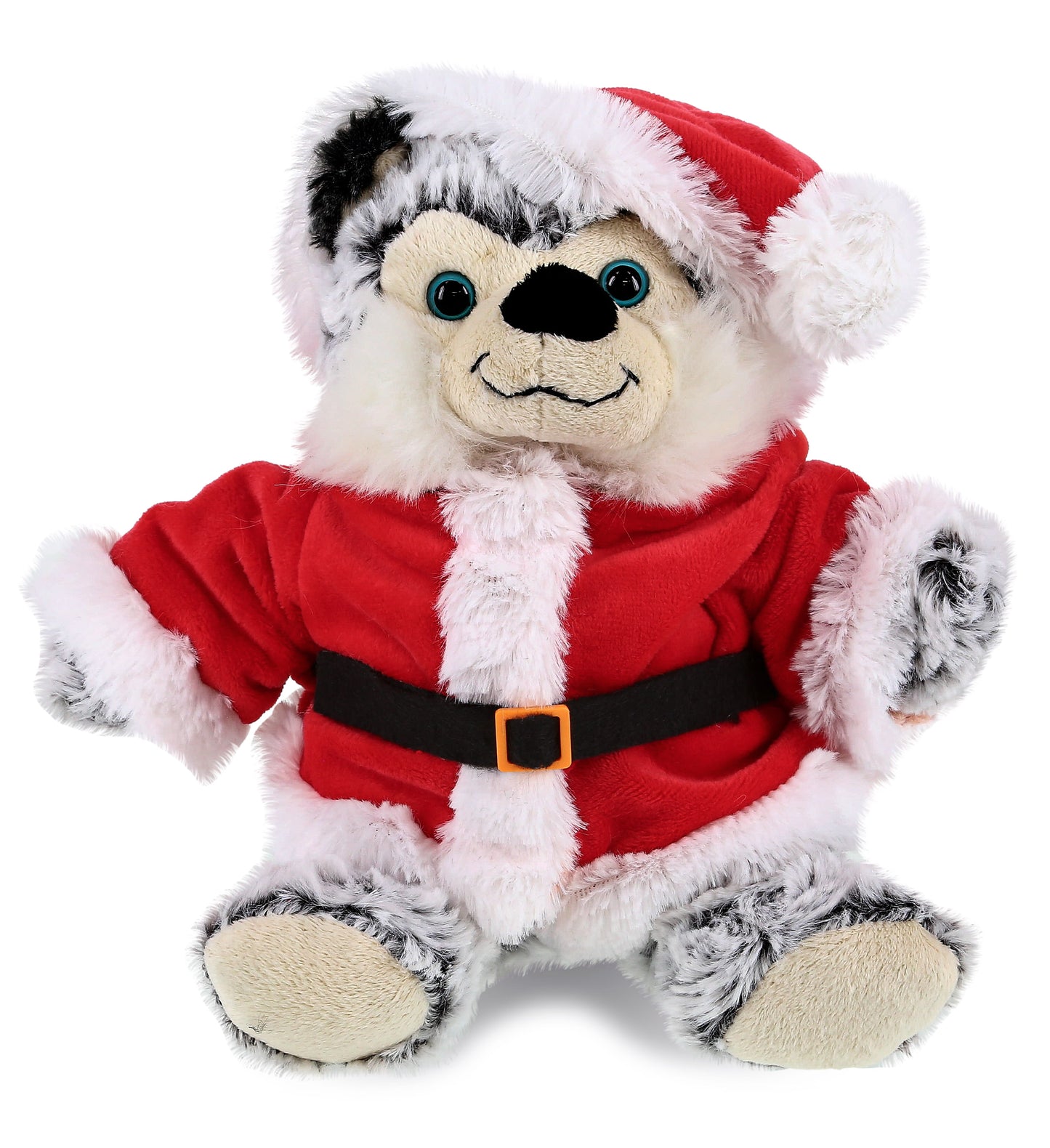 PLUSH SANTA - SUPER-SOFT PLUSH - SITTING HUSKY
