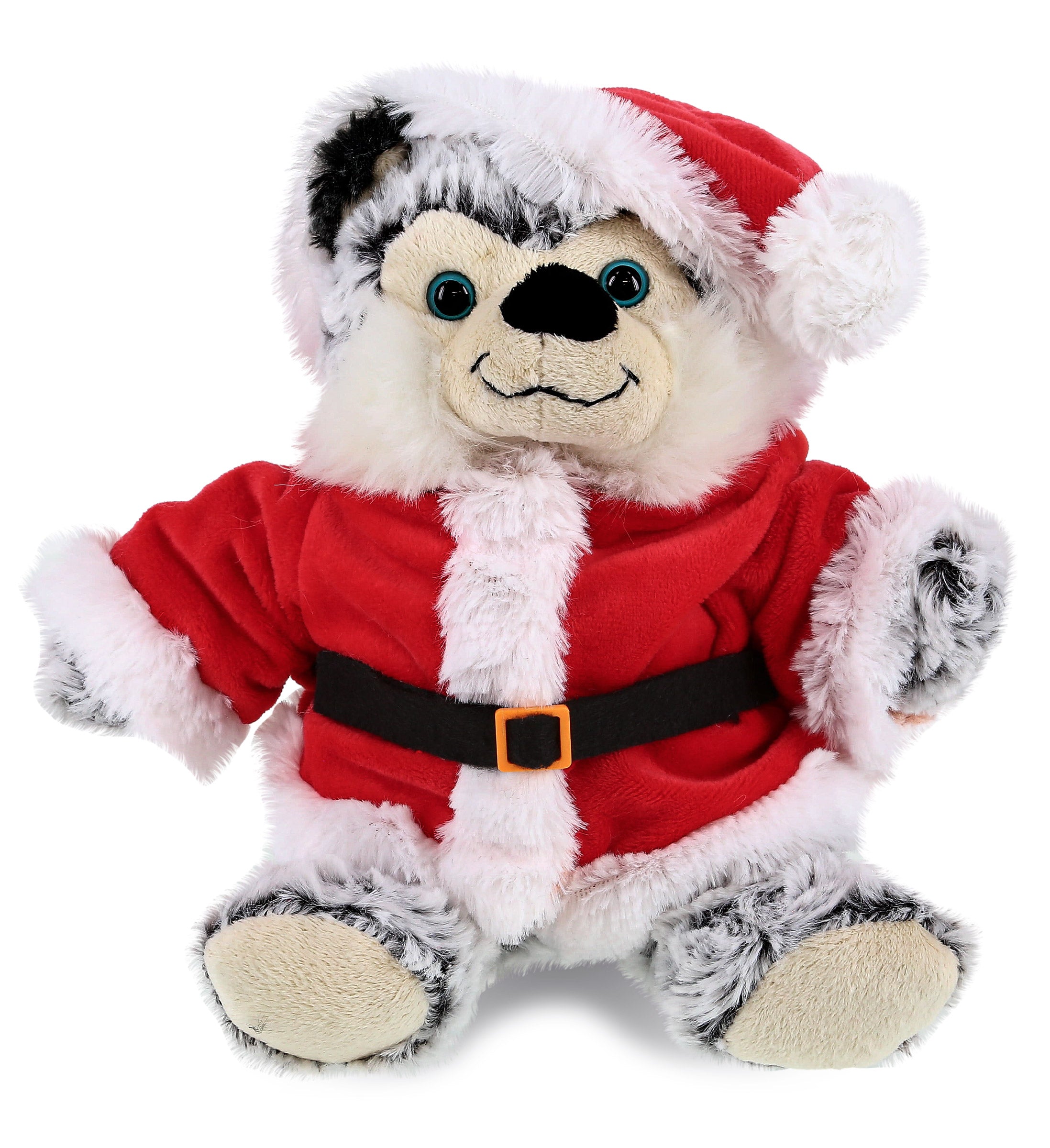 PLUSH SANTA - SUPER-SOFT PLUSH - SITTING HUSKY