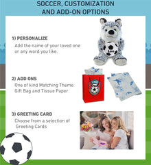 SUPER-SOFT PLUSH - SITTING HUSKY