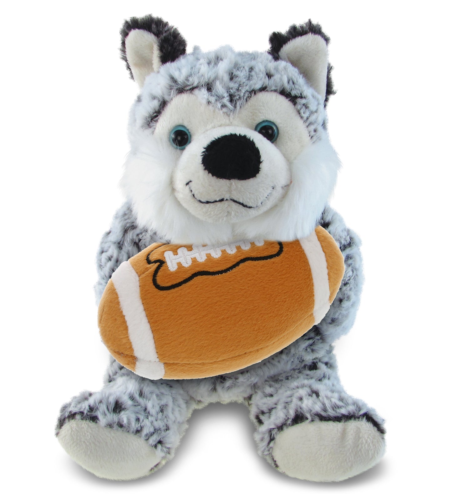 PLUSH FOOTBALL - SUPER-SOFT PLUSH - SITTING HUSKY