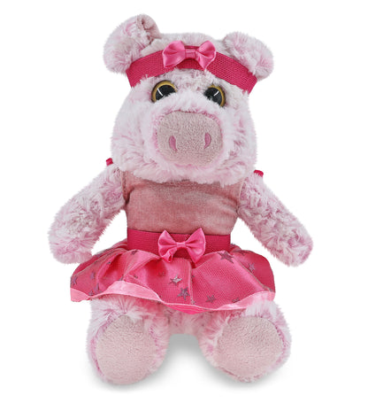 SUPER-SOFT PLUSH - SITTING PIG Ballerina