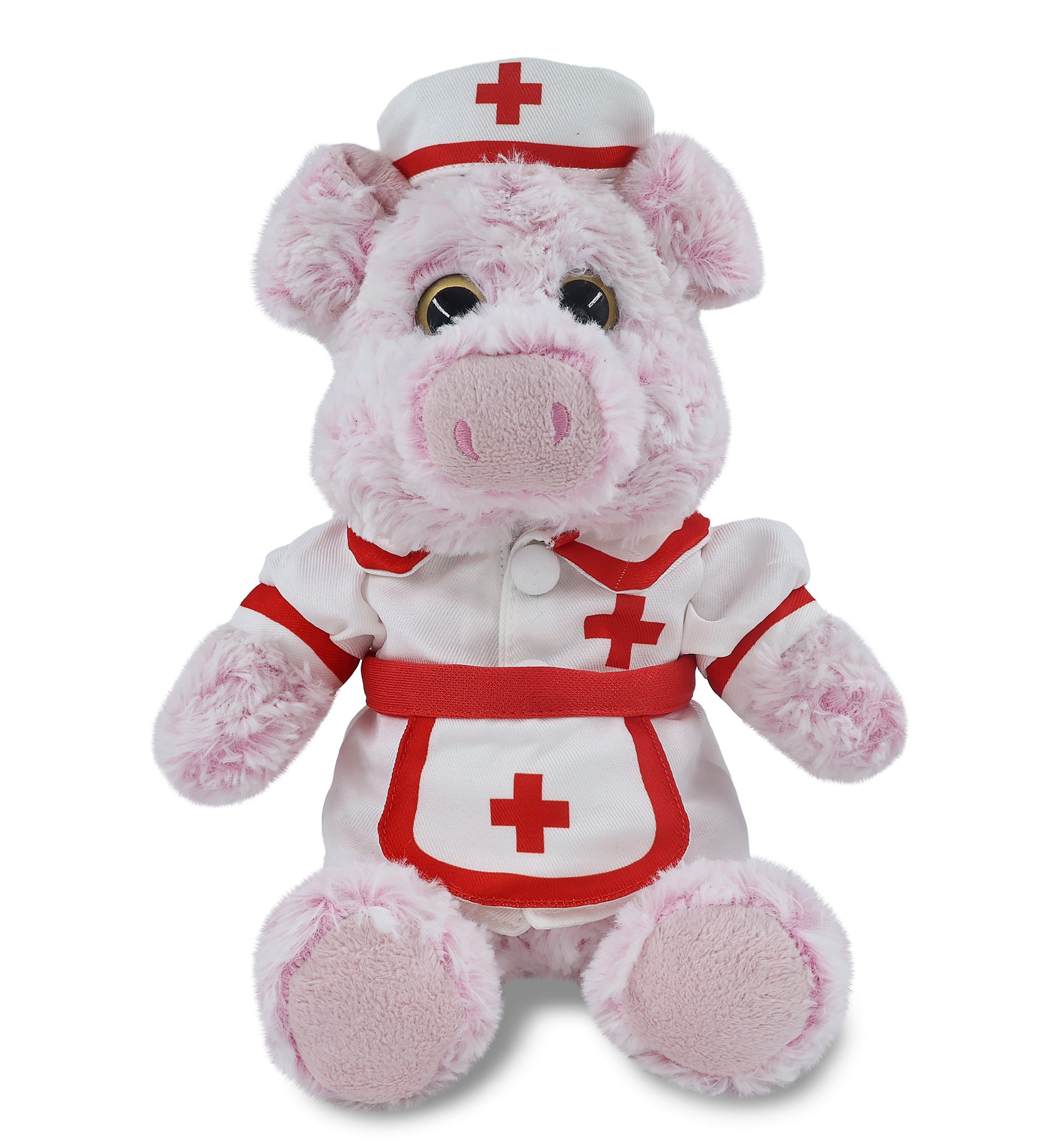 SUPER-SOFT PLUSH - SITTING PIG NURSE DRESS UP