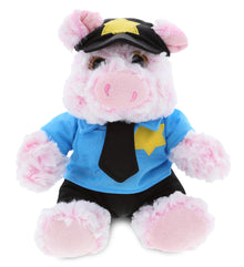PLUSH POLICE - SUPER-SOFT PLUSH - SITTING PIG