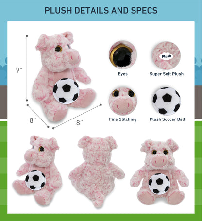 SUPER-SOFT PLUSH - SITTING PIG