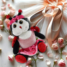 SUPER-SOFT PLUSH - SITTING LADYBUG WITH BALLERINA DRESS UP