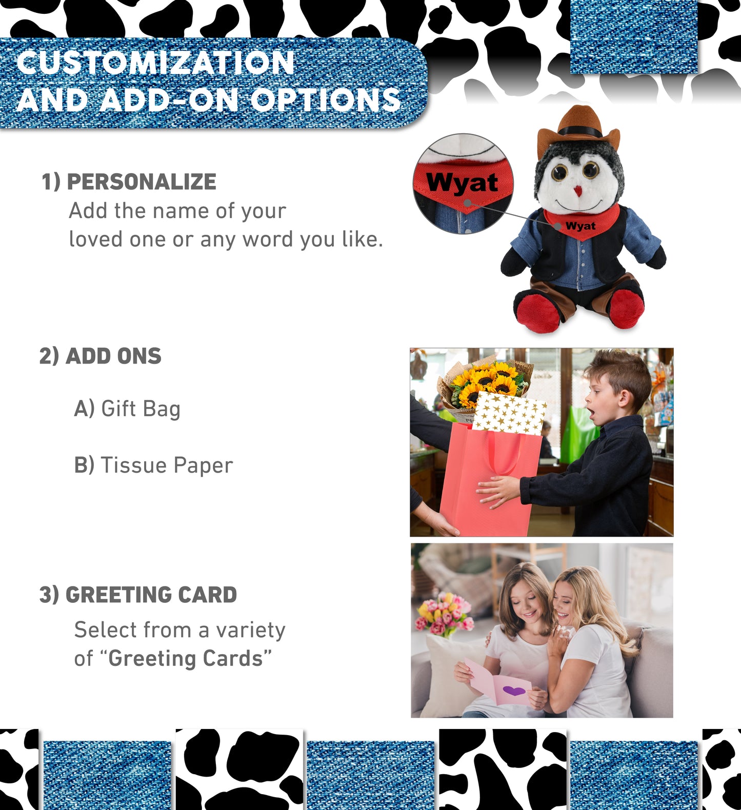 SUPER-SOFT PLUSH - SITTING LADYBUG With COWBOY Dress Up