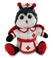 SUPER-SOFT PLUSH - SITTING LADYBUG NURSE