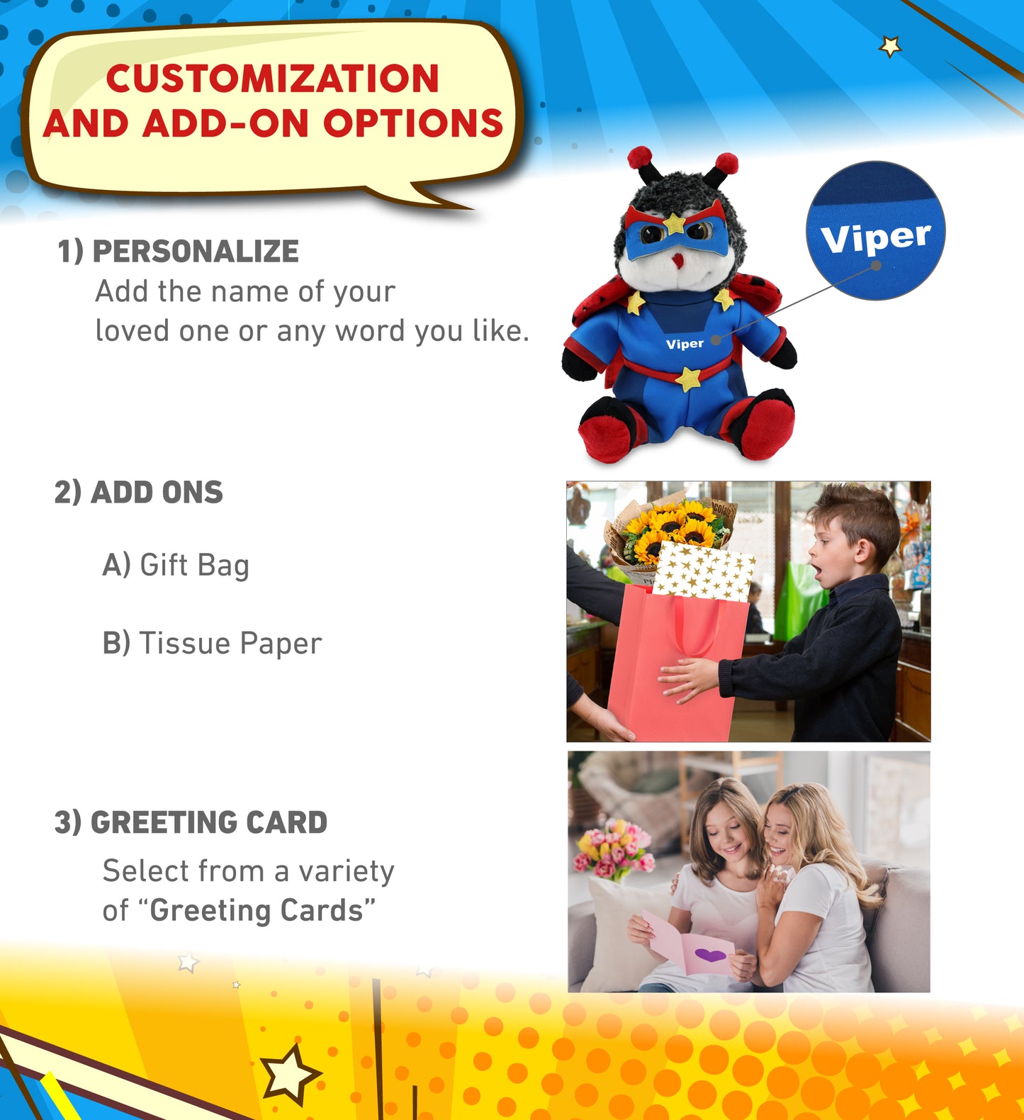 SUPER-SOFT PLUSH - SITTING LADYBUG With SUPER HERO Dress Up