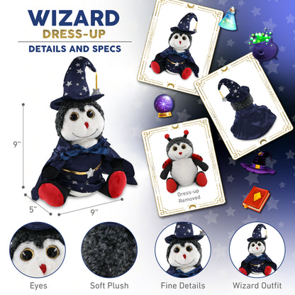 SUPER-SOFT PLUSH - SITTING LADYBUG WIZARD