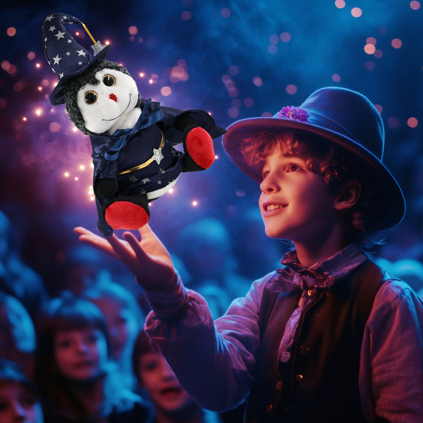 SUPER-SOFT PLUSH - SITTING LADYBUG WIZARD