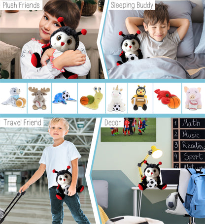 SUPER-SOFT PLUSH - SITTING LADYBUG