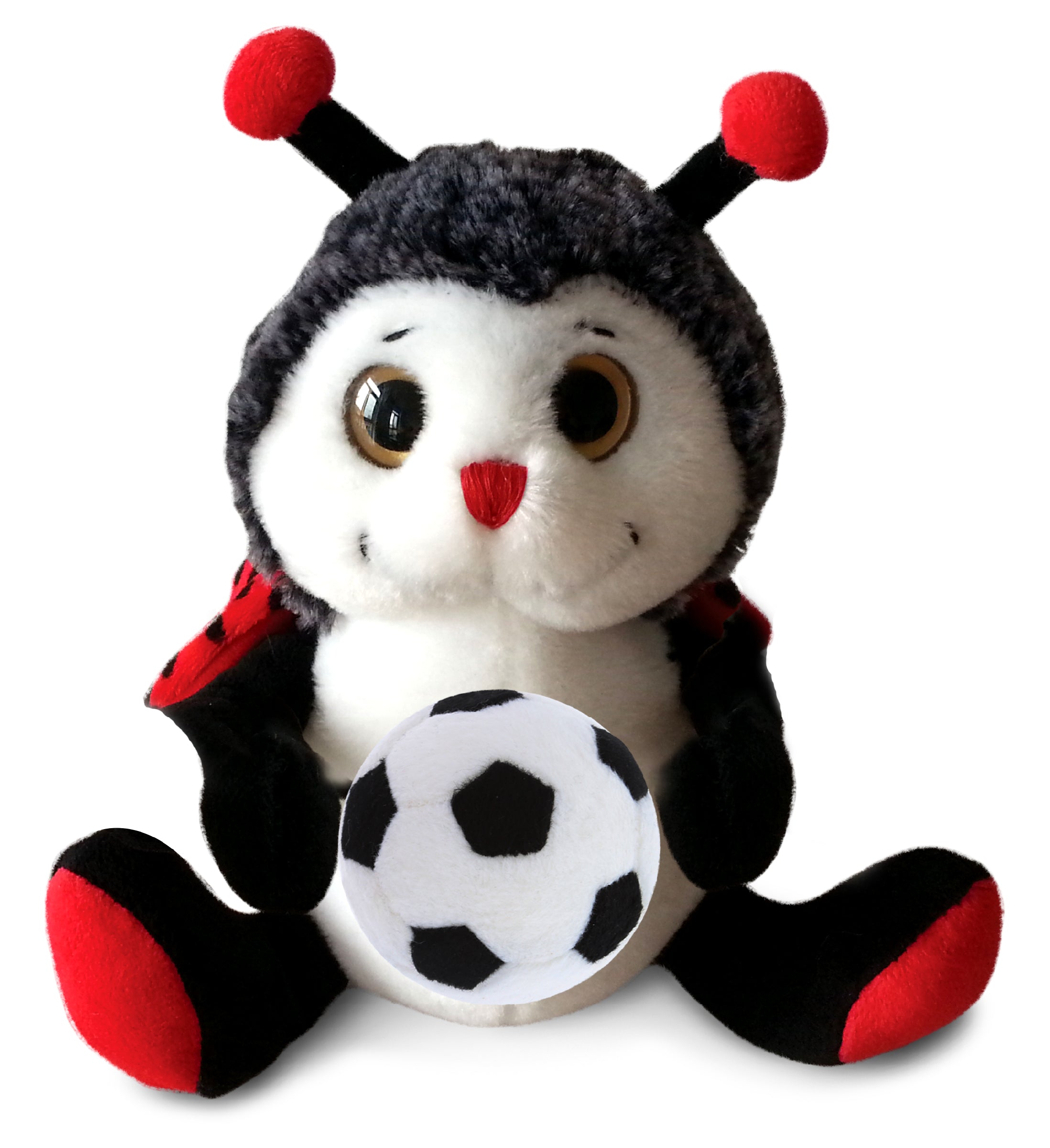 SUPER-SOFT PLUSH - SITTING LADYBUG