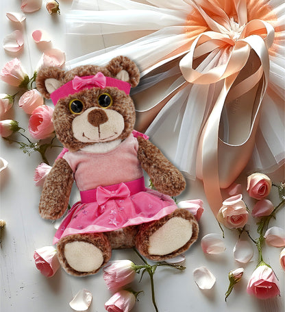 SUPER-SOFT PLUSH - SITTING BROWN BEAR Ballerina