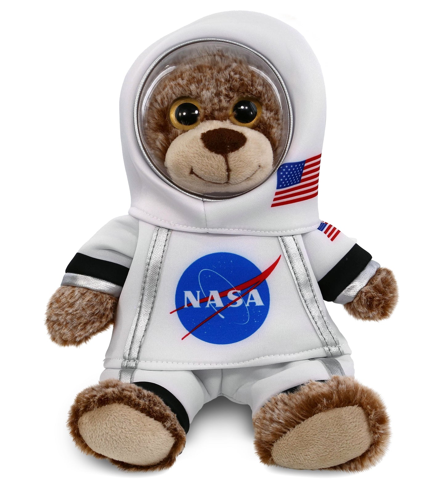 PLUSH ASTRONAUT - SUPER-SOFT PLUSH - SITTING BROWN BEAR