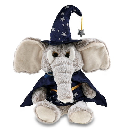 SUPER-SOFT PLUSH - SITTING ELEPHANT WIZARD