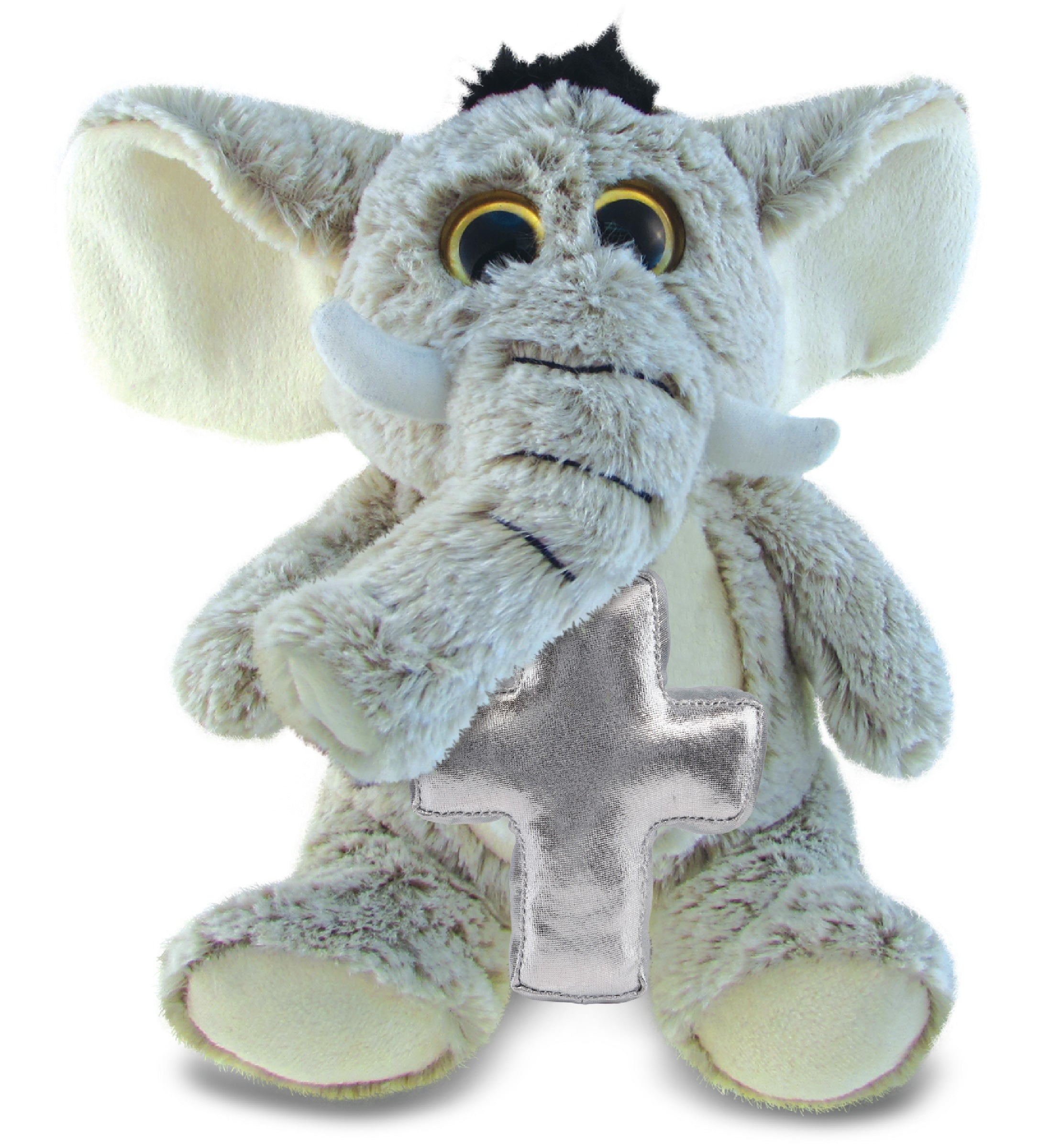 PLUSH CROSS - SUPER-SOFT PLUSH - SITTING ELEPHANT
