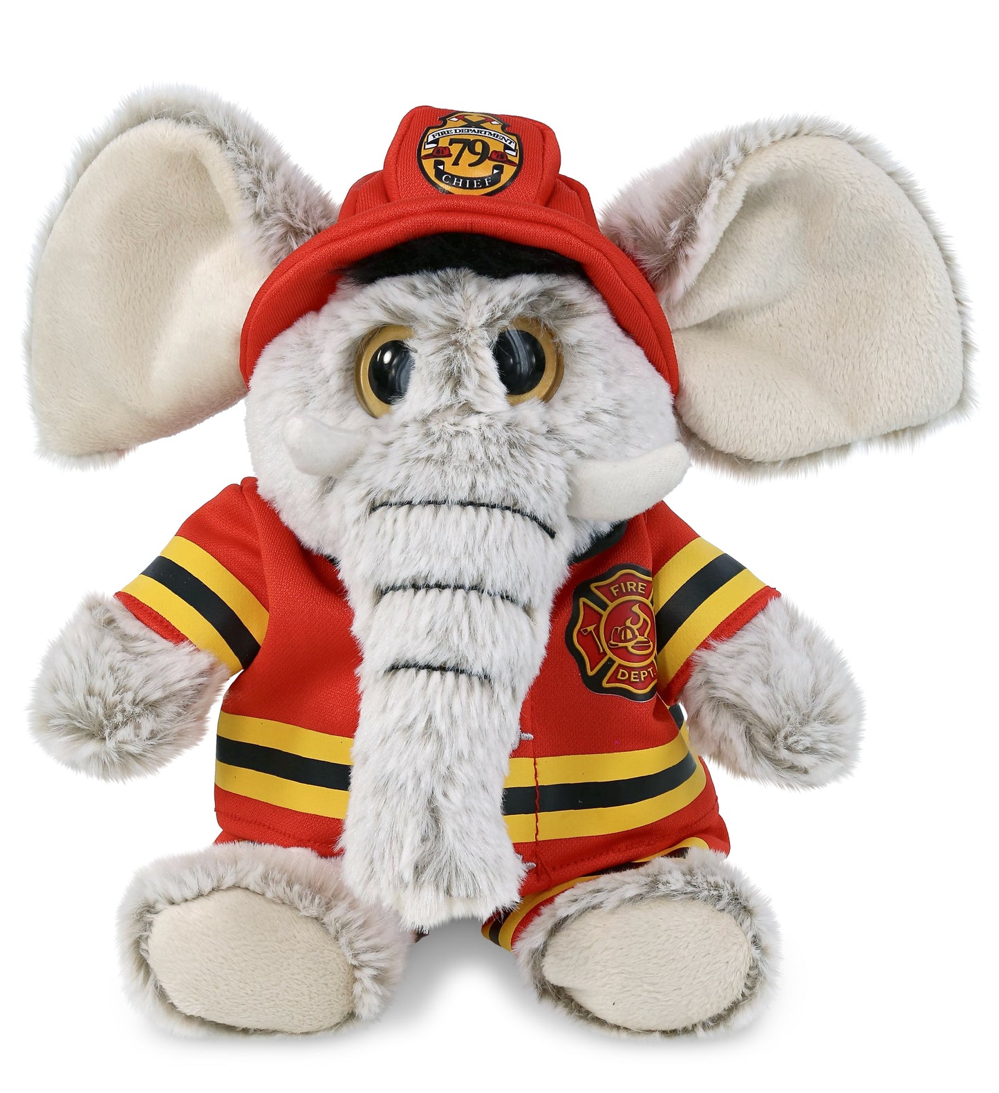 PLUSH FIREMAN - SUPER-SOFT PLUSH - SITTING ELEPHANT