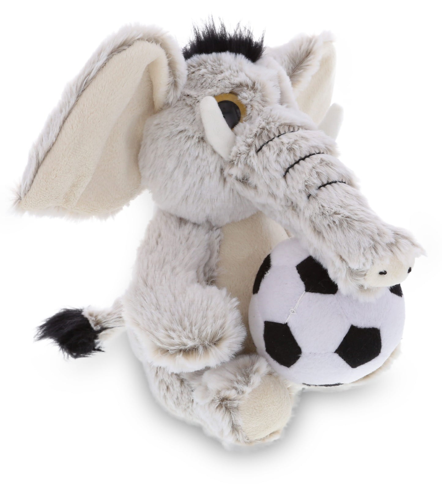 PLUSH SOCCER BALL - SUPER-SOFT PLUSH - SITTING ELEPHANT