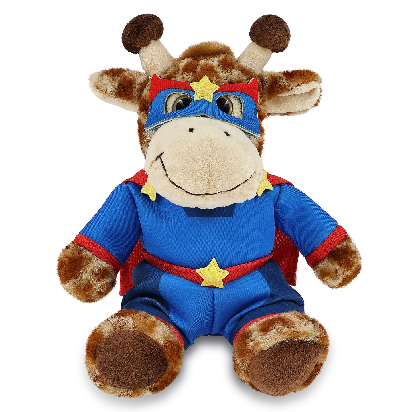 SUPER-SOFT PLUSH - SITTING GIRAFFE SUPER HERO