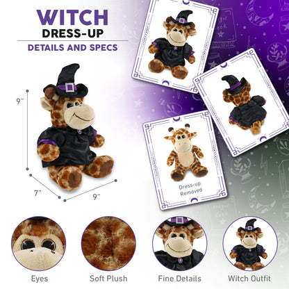 SUPER-SOFT PLUSH - SITTING GIRAFFE WITCH