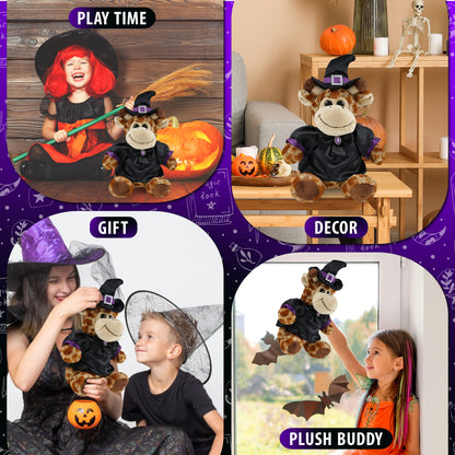 SUPER-SOFT PLUSH - SITTING GIRAFFE WITCH