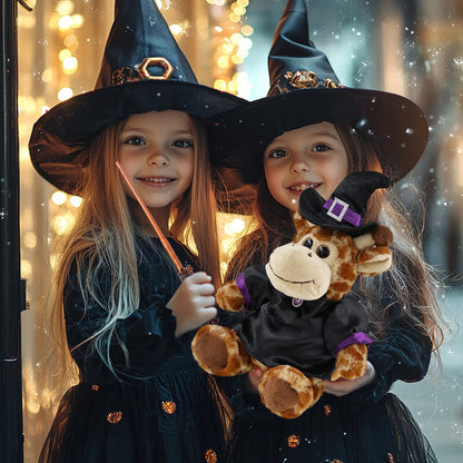 SUPER-SOFT PLUSH - SITTING GIRAFFE WITCH