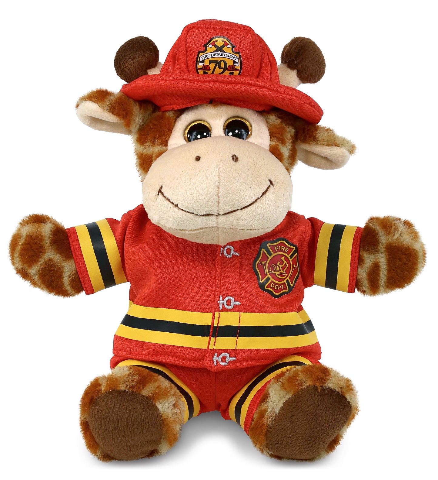 PLUSH FIREMAN - SUPER-SOFT PLUSH - SITTING GIRAFFE