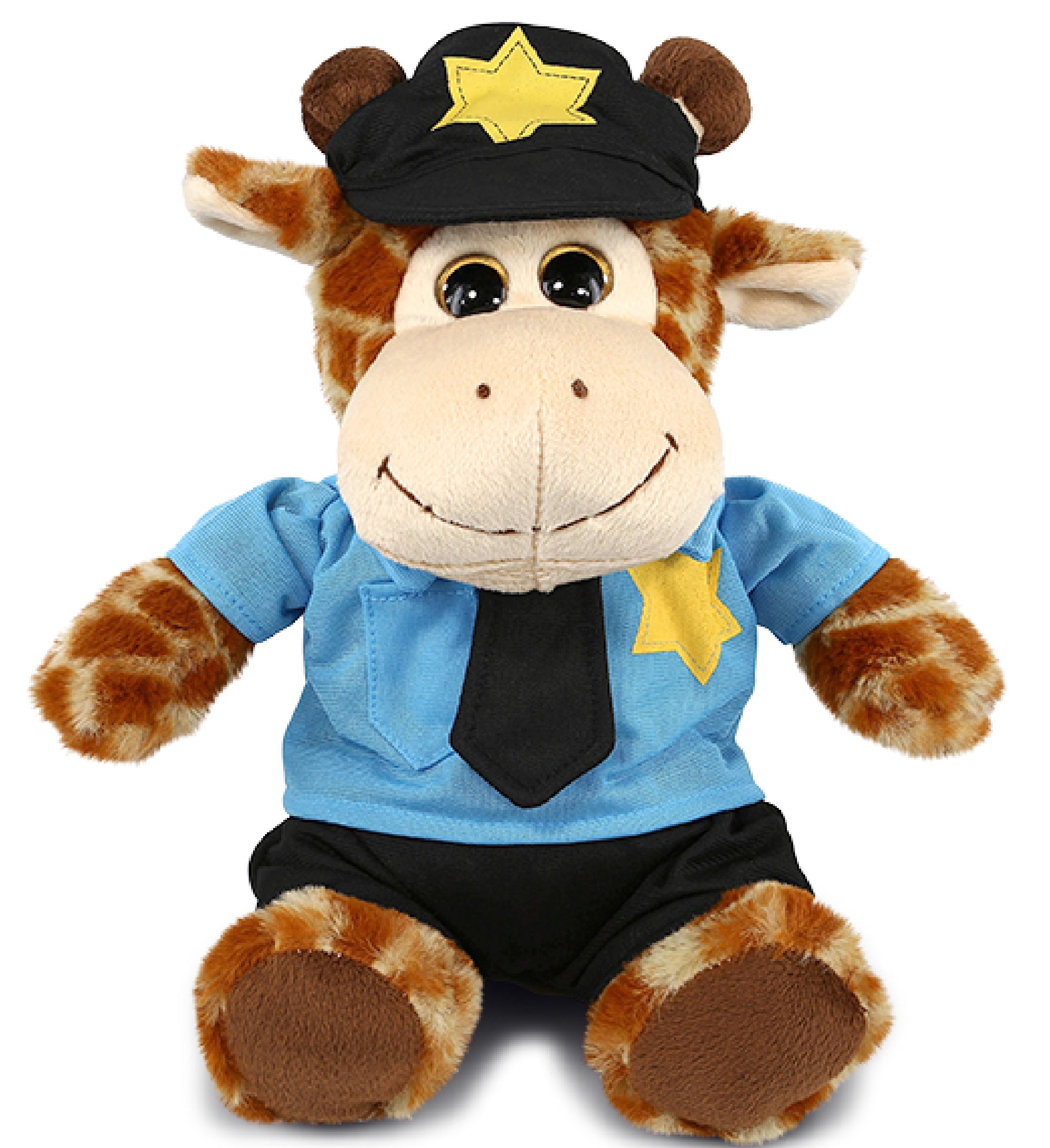 PLUSH POLICE - SUPER-SOFT PLUSH - SITTING GIRAFFE