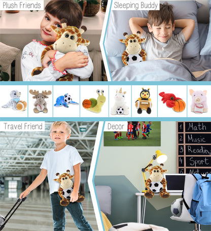 SUPER-SOFT PLUSH - SITTING GIRAFFE