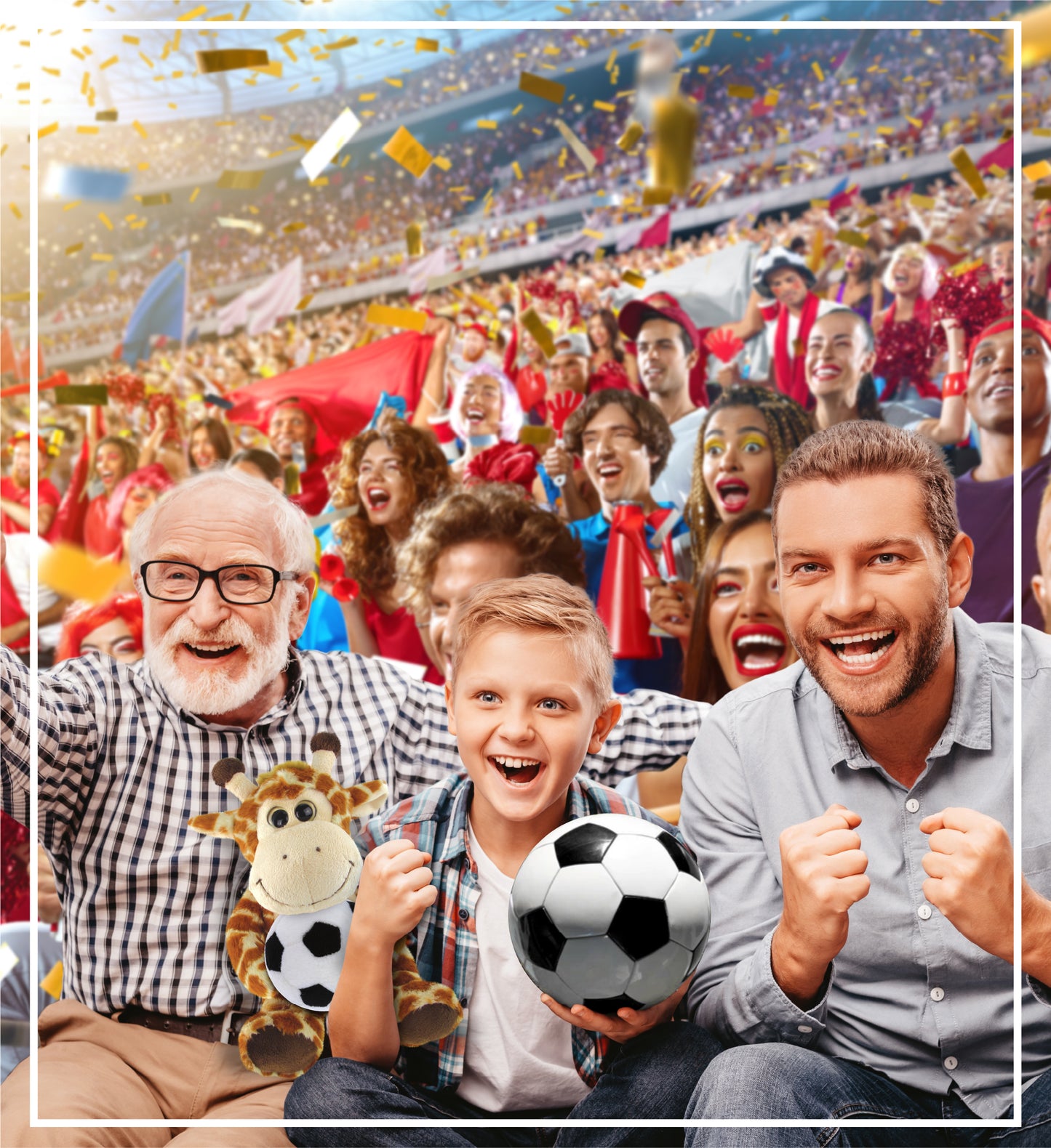 SUPER-SOFT PLUSH - SITTING GIRAFFE