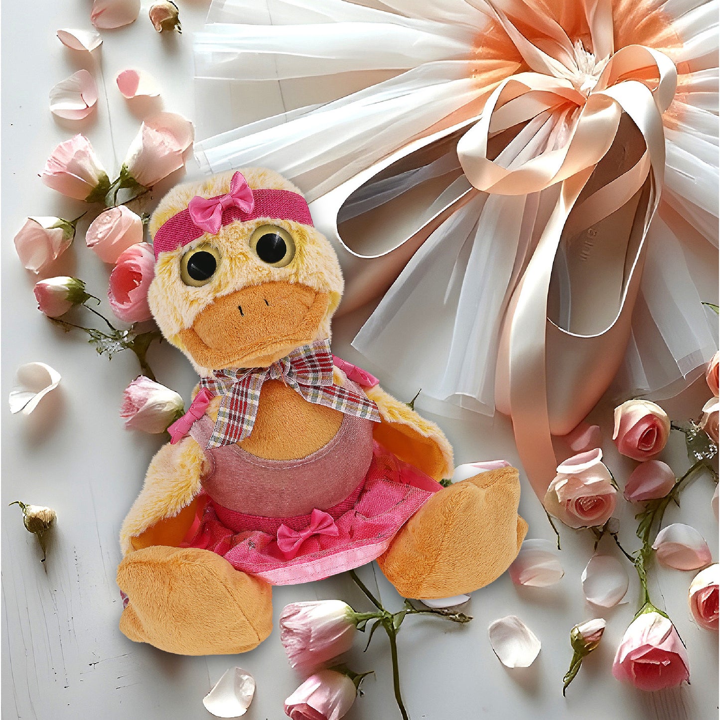 SUPER-SOFT PLUSH - SITTING DUCK BALLERINA